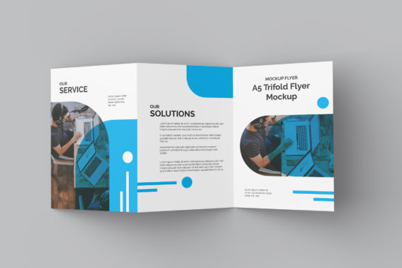 A5 Trifold Flyer Mockup: Why Realistic Presentation Matters for Your Design Success