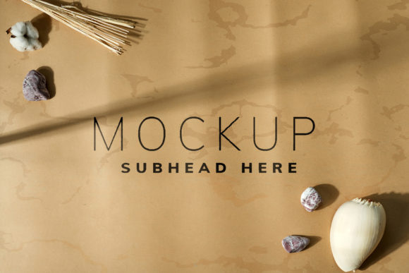 Decorative Mockup Frame with Shell