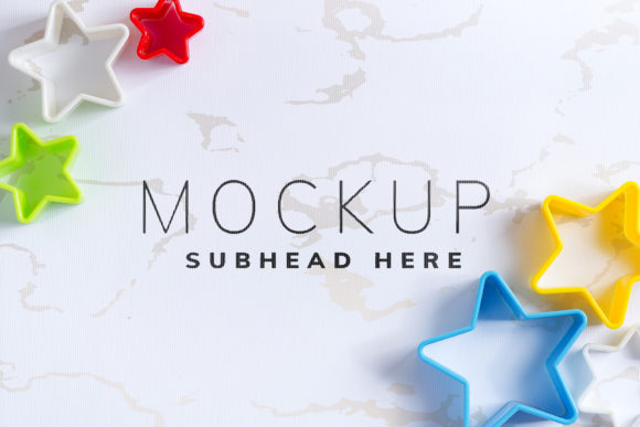 Elevate Your Brand Identity with Background with Mockup Cookie Shapes