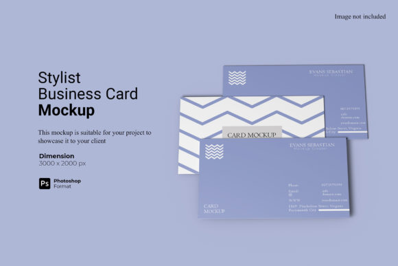 Elevate Your Brand Identity with the Stylist Business Card Mockup Template
