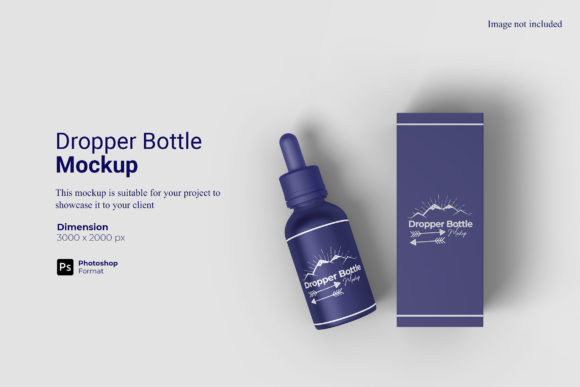 Elevate Your Packaging Presentations with the Dropper Bottle Mockup