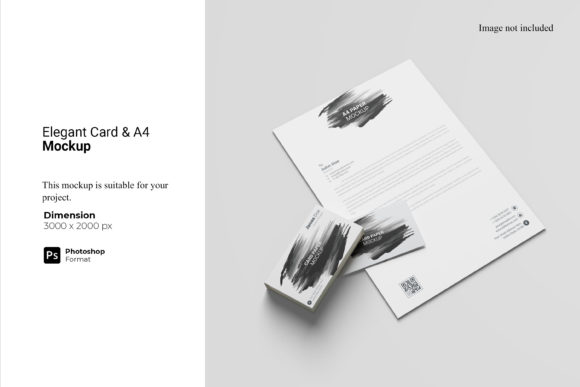 Elevating Presentation Standards with the Elegant Card and A4 Paper Mockup