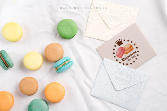 Envelopes Colours Mockup with Macaron