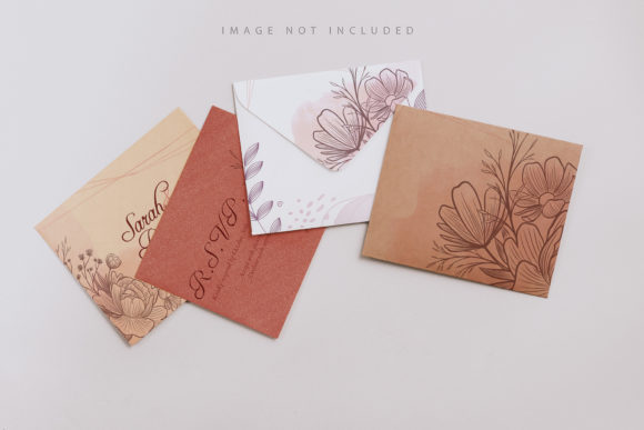 Evaluating Four Envelopes Mockup Colours for Professional Design Workflows