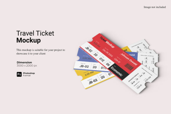 Mastering Professional Presentation: The Strategic Value of Realistic View Travel Ticket Mockups