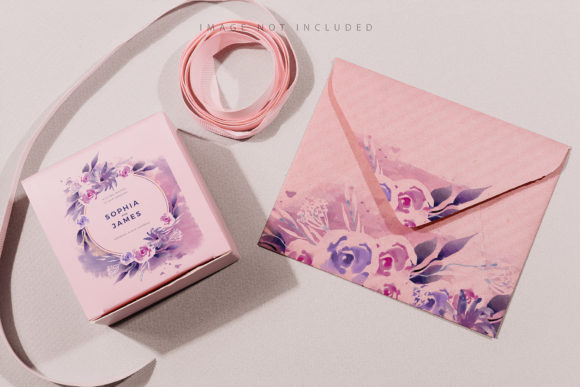 Mockup Gift Envelopes and Box: Strategic Presentation for Professional Branding