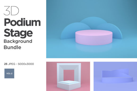 Podium Stage Design Set Vol-2