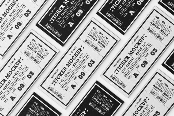 Repetition Ticket Mockup