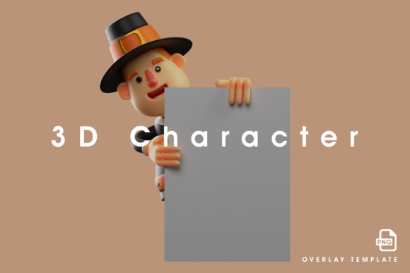 Thanksgiving Pilgrim Man Cartoon Picture