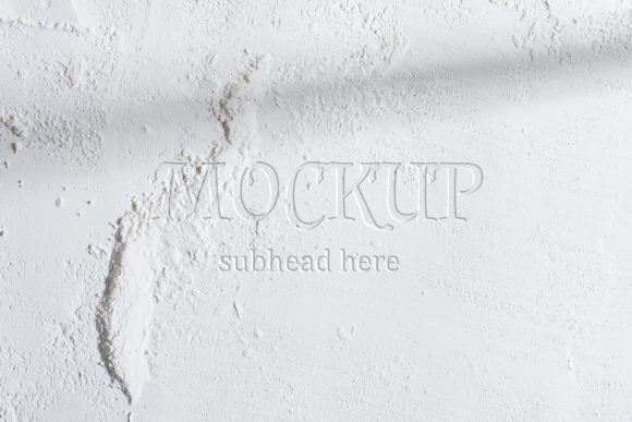 White Powder Mockup